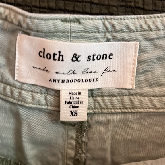 Anthro sage green shorts - Picture 3 of 6